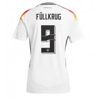 Camiseta Alemania Niclas Fullkrug #9 Primera Equipación para mujer Eurocopa 2024 manga corta